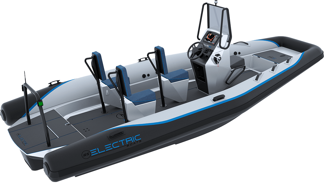 Inboard inflatable boat - Pulse 63 - RS Electric Boats Ltd. - electric /  RIB / center console